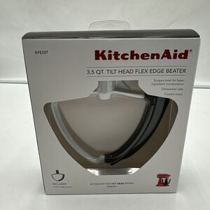 NEW KitchenAid KFE35T White Flex Edge Beater for Mixer Bowls KSM3311 KSM